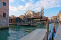 Venice Italy San Trovaso squero view Royalty Free Stock Photo