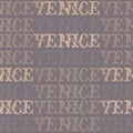 Venice, Italy seamless pattern