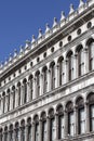 Building of Procuratie Vecchie on St Mark`s Square, Venice, Italy