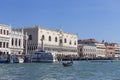 Doge`s Palace on Piazza San Marco, sea view, Venice, Italy Royalty Free Stock Photo
