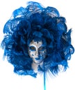 Venetian female carnival mask close up