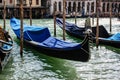 Venice Italy sightseeng places and famous gandola water transport in October 2019 Royalty Free Stock Photo