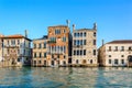 Venice, Italy: venetian palaces - Palazzo Salviati and Dario - view from Grand Canal Royalty Free Stock Photo