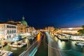 VENICE, ITALY. Venice city panoramic sunset view Royalty Free Stock Photo