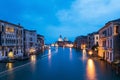 VENICE, ITALY. Venice city panoramic sunset view. Beautiful sunset view at Grand Canal Royalty Free Stock Photo