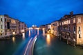 VENICE, ITALY. Venice city panoramic sunset view. Beautiful sunset view at Grand Canal Royalty Free Stock Photo