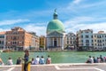 Venice, Italy - 15.08.2018: View of the San Simeone Piccolo San