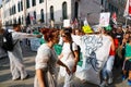 Venice, Italy - 27/09/2019: Young People Take to Streets in a Global Strike Protesting Climate Change. Fridays For Future