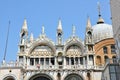 VENICE-JUNE 15:Detail Saint Mark's Basilica on June 15, 2012 in Venice.Italy.