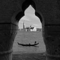 Venice Through a Keyhole Royalty Free Stock Photo