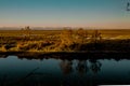 The Venice Lagoon, or Venetian Lagoon (in Venetian dialect ?aguna de Venesia or ?aguna vÃ¨neta) Royalty Free Stock Photo