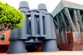 Venice (Los Angeles), California: Public Art GIANT BINOCULARS by Frank Gehry at 340 Main Street Royalty Free Stock Photo