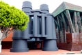 Venice (Los Angeles), California: Public Art GIANT BINOCULARS by Frank Gehry at 340 Main Street Royalty Free Stock Photo