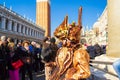 Venice Masquerade celebration spectacular characters San Marco Square Italy