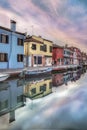 Burano venice, the most beautiful city in the world Royalty Free Stock Photo