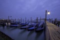 Venice Night Gondolas