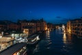 venice night grand canal gondola