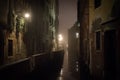 Venice at night Royalty Free Stock Photo