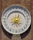 Venice - Old Clock of Greek Orthodox Cathedral of St. George Royalty Free Stock Photo