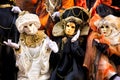 People in costumes on Carnival in Venice