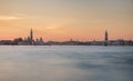 Venice panorama from sea