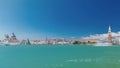 Venice Panorama timelapse with the Giudecca Island, the Madonna della Salute Church