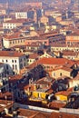 Venice, panoramic view on the rooftops of the Italian city Royalty Free Stock Photo