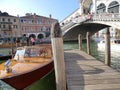 Venice and the Rialto bridge Royalty Free Stock Photo