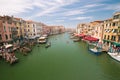 Venice / river view and city panorama Royalty Free Stock Photo