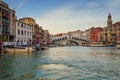 Venice / river view and city panorama Royalty Free Stock Photo