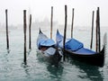 Venice's gondols Royalty Free Stock Photo