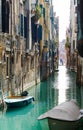 Venice scene along the walk way. Royalty Free Stock Photo