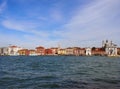 Venice seafront and salute area