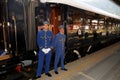 The Venice Simplon-Orient-Express - Conductors Royalty Free Stock Photo