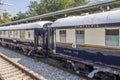 The Venice Simplon Orient Express train Royalty Free Stock Photo