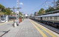 The Venice Simplon Orient Express train Royalty Free Stock Photo