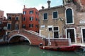 Venice, small pedestrian bridge a