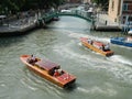 Venice taxi motorboat