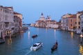 View from Ponte dell`Accademia in Venice Royalty Free Stock Photo