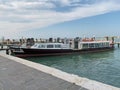 Venice Vaporetto, a Venetian public waterbus, in Venice, Italy