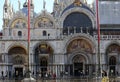 VENICE, VE, ITALY - January 31, 2015: Saint Mark's Basilica duri Royalty Free Stock Photo