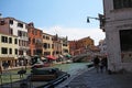 Venice Venezia Italy 2019 march city view from ship. Renaissance Buildings in sea