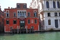 Venice Venezia Italy 2019 march city view from ship. Renaissance Buildings in sea