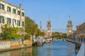 Venice, view from Ponte dell`Arsenale to Entrata dell`antico Arsenale