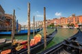 Venice / View of the river and historical architecture Royalty Free Stock Photo