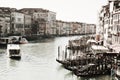 Venice in vintage hues Royalty Free Stock Photo