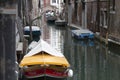 Venice waterway with boats