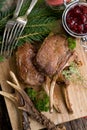 Venison chops