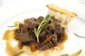 Venison ragout with dumpling