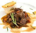 Venison ragout with dumpling